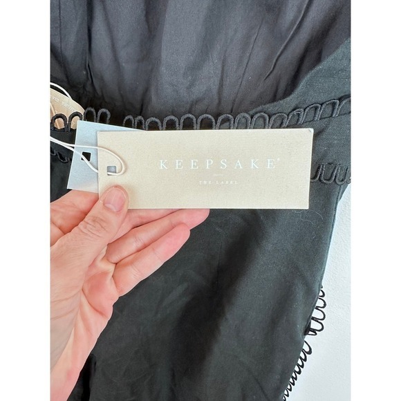 NWT Keepsake The Label Sleeveless, Wide Leg, Halter Jumpsuit - Picture 8 of 11